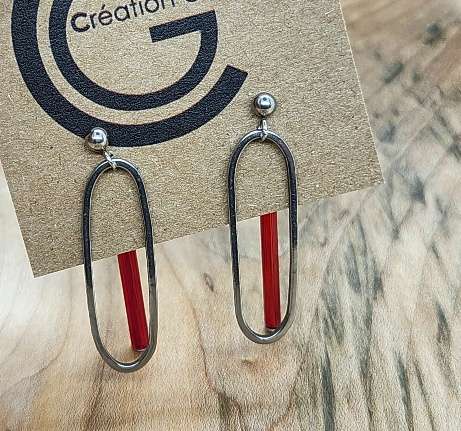 Boucles d'oreilles #615 de Gribouille