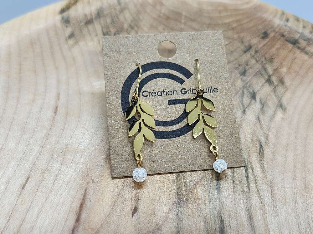Boucles d'oreilles #622 de Gribouille