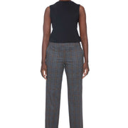 Pantalon jambe droite carreaux par ILTM
