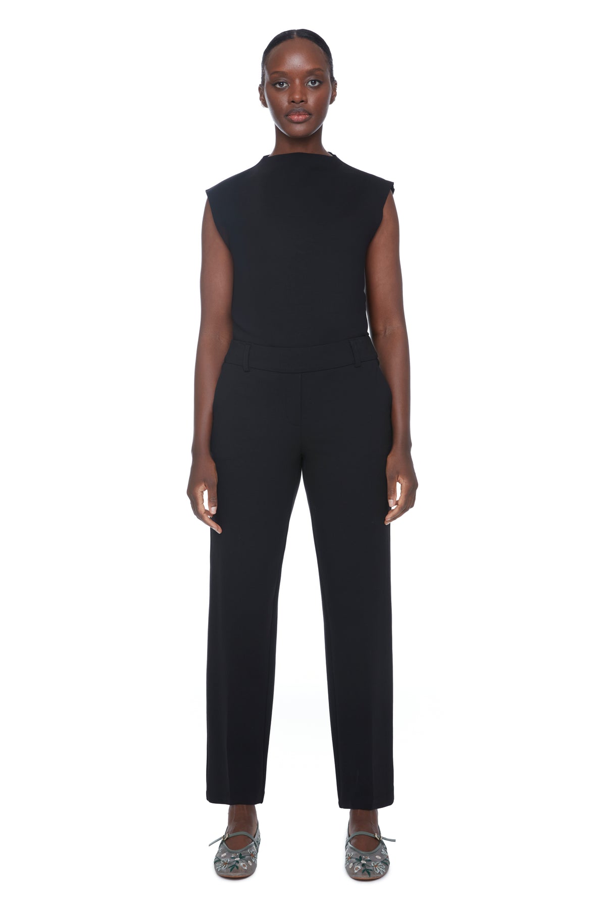 Pantalon true straight noir par ILT