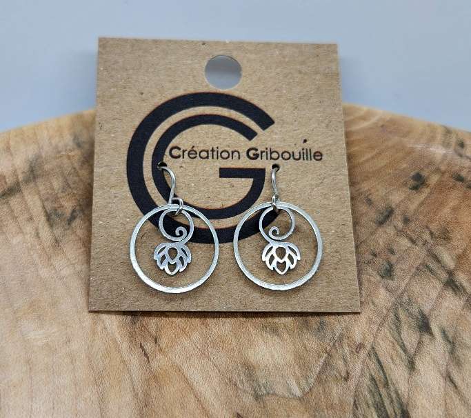 Boucles d'oreilles #633 de Gribouille