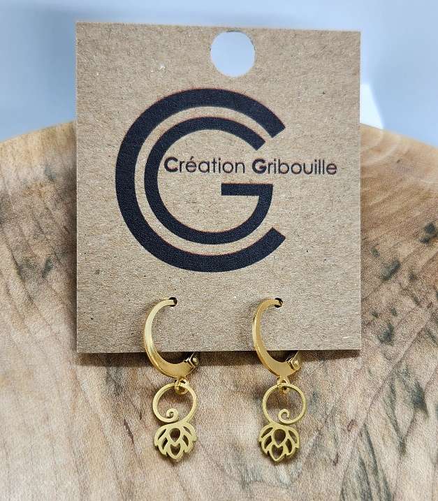 Boucles d'oreilles #638 de Gribouille