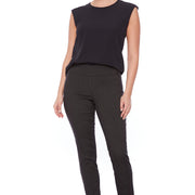 Pantalon Petal minis carreaux noir et gris 2 ans par ILTM