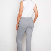 Pantalon fines rayures marine par Up!