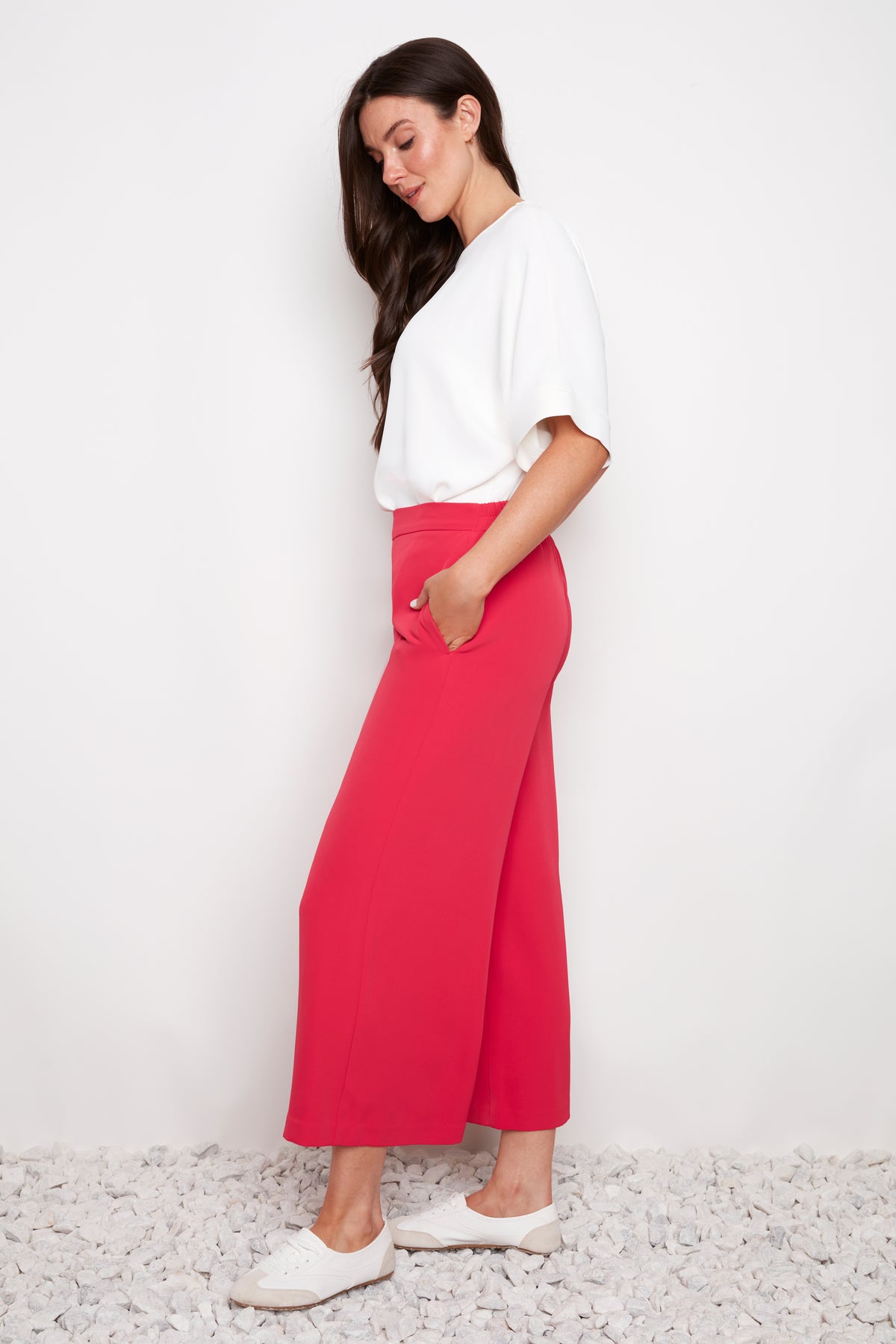 Pantalon soie végétalienne dahlia par I Up!
