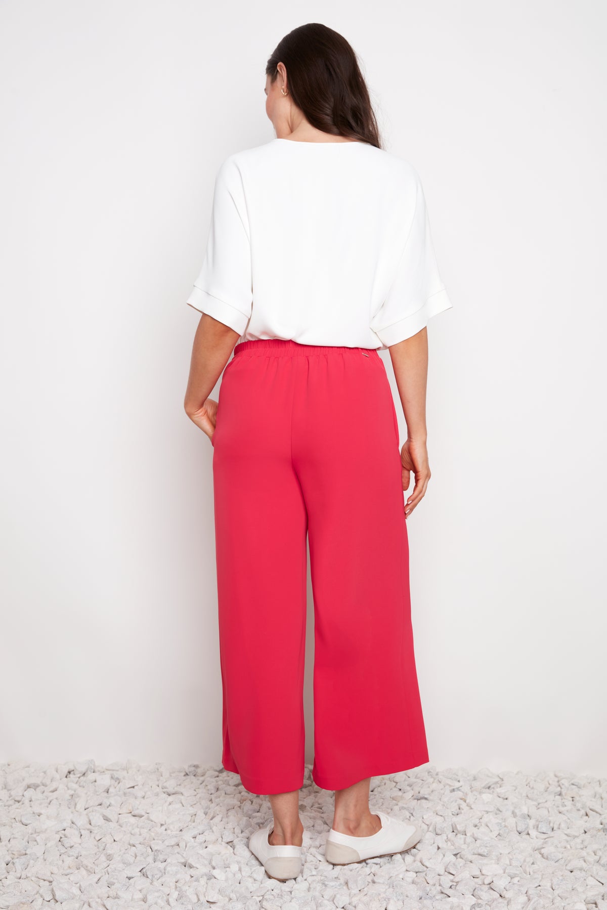Pantalon soie végétalienne noir par I Up!