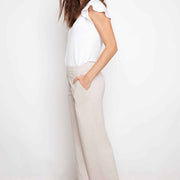 Pantalon jambe large linen par Up!
