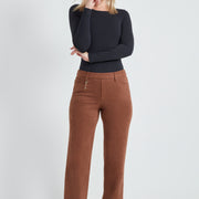 Pantalon Jambe droite Tabac par Up!