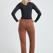Pantalon Jambe droite Tabac par Up!
