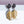 Boucles d'oreilles cabochons et feuilles MF-63 de Bijoux M Fantaisies