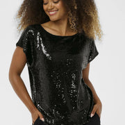 Blouse Glimme sequin de Cream