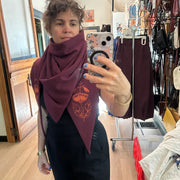 Foulard Ikebana figuier de Kazak