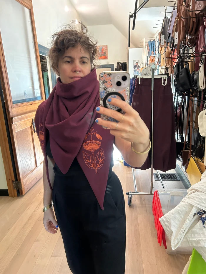 Foulard Ikebana figuier de Kazak