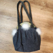 Sac à main pompon pièce unique neuve par Myco Anna