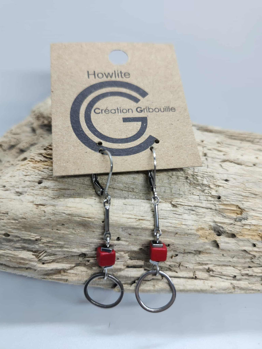 Boucles d'oreilles #802 de Gribouille