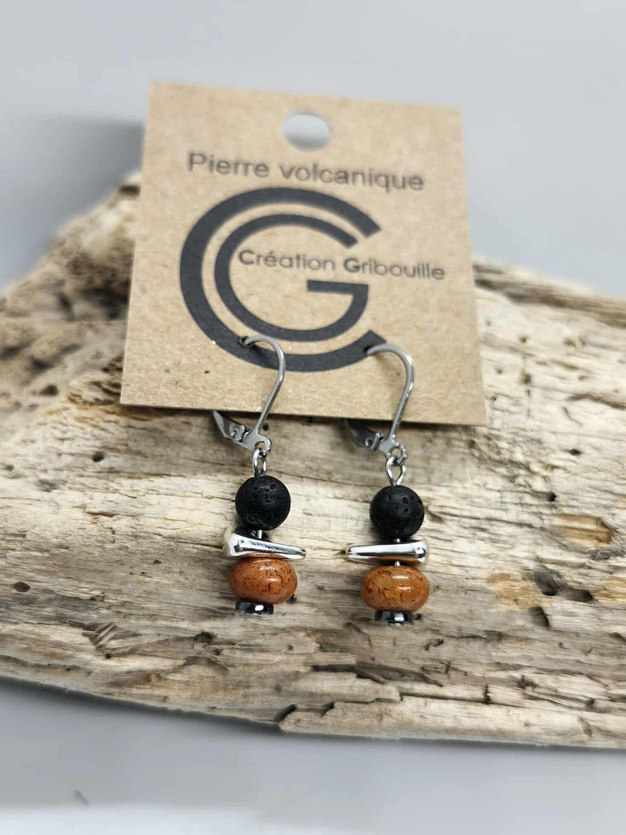 Boucles d'oreilles #809 de Gribouille