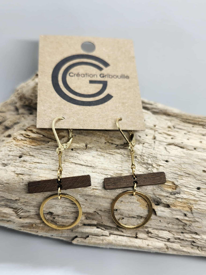 Boucles d'oreilles #824 de Gribouille