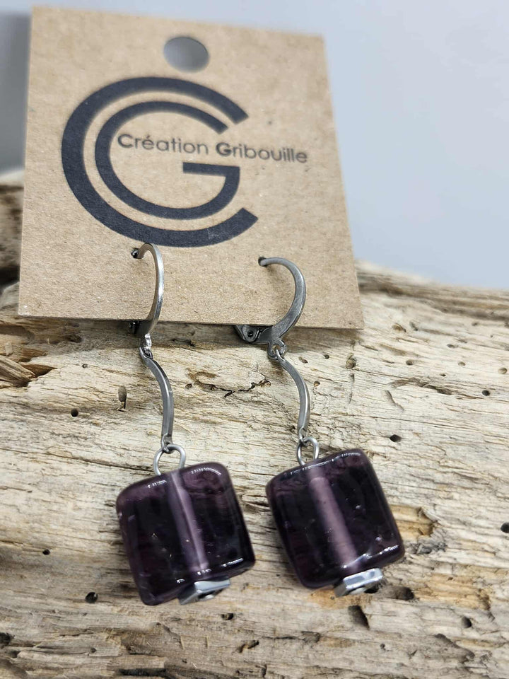Boucles d'oreilles #839 de Gribouille