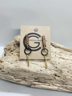 Boucles d'oreilles #846 de Gribouille