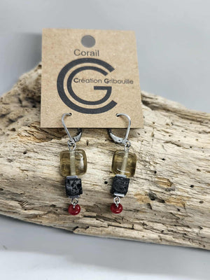 Boucles d'oreilles #849 de Gribouille