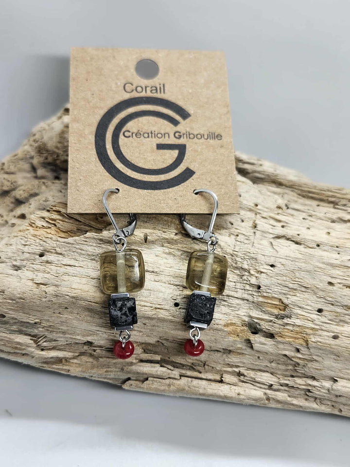Boucles d'oreilles #849 de Gribouille
