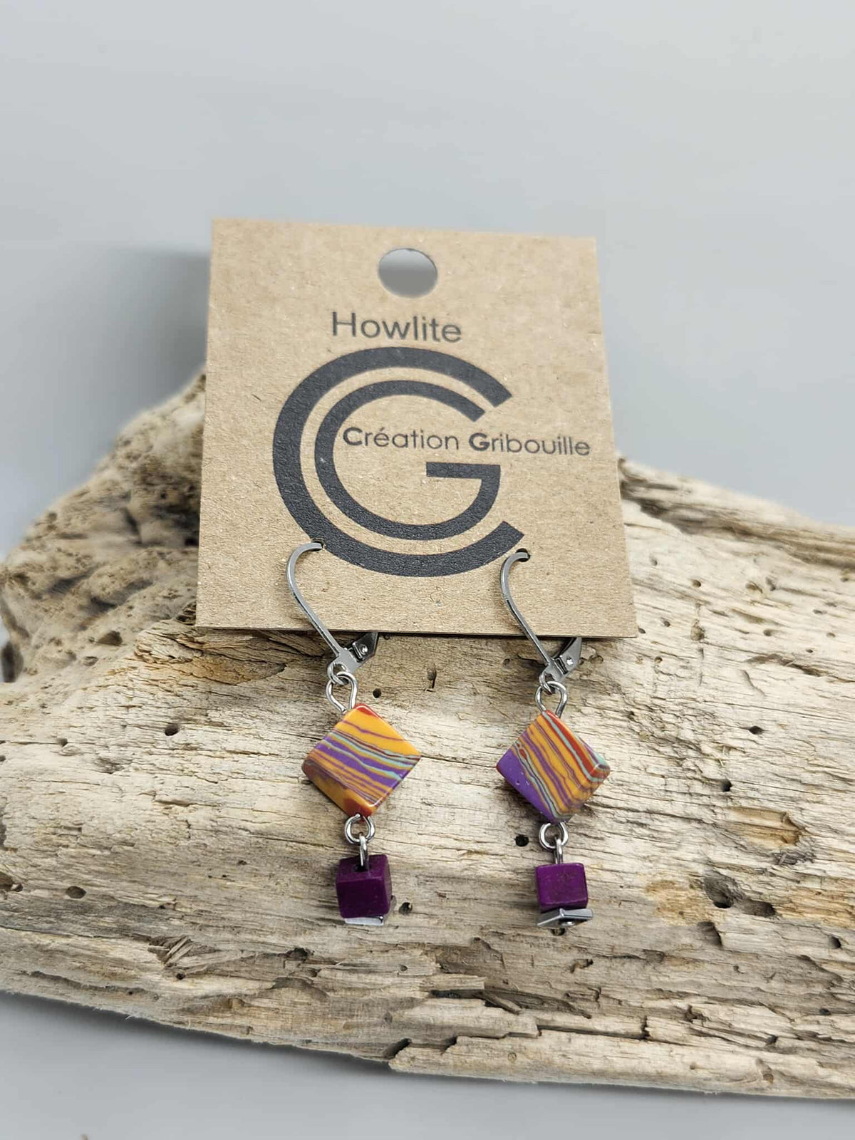 Boucles d'oreilles #855 de Gribouille