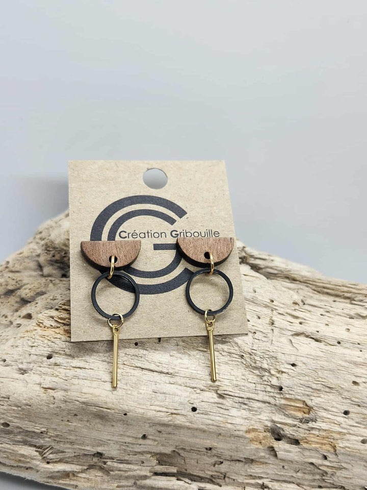 Boucles d'oreilles #859 de Gribouille