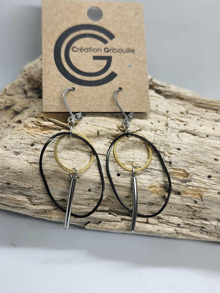 Boucles d'oreilles #861 de Gribouille