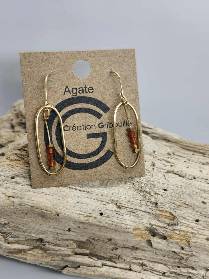 Boucles d'oreilles #862 de Gribouille