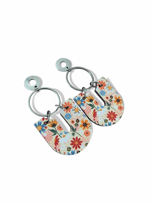 Boucles d'oreilles bohème fleurs d'été  MF-874 de Bijoux M Fantaisie