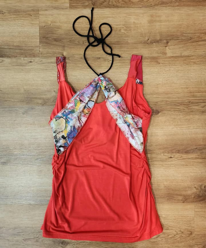 cami corail dentelle XL par Myco Anna