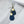 Boucles d'oreilles bleues et or MF-635 de Bijoux M Fantaisies