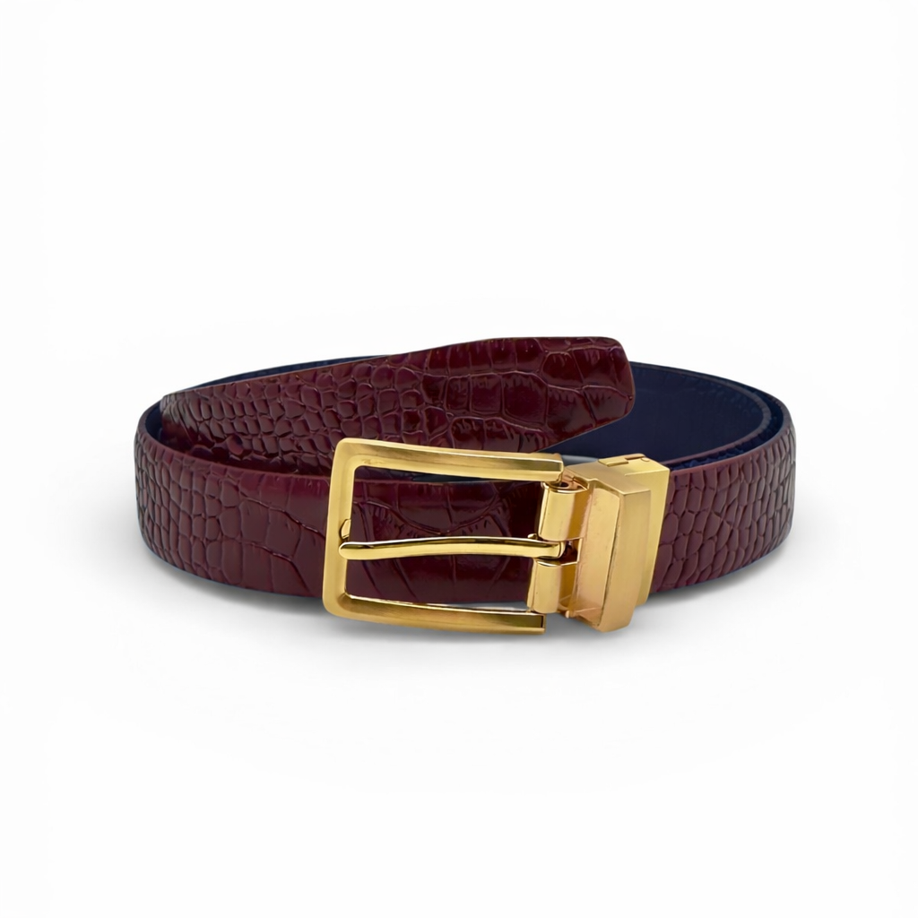 Ceinture Amanda croco Zinfandel de Eco7