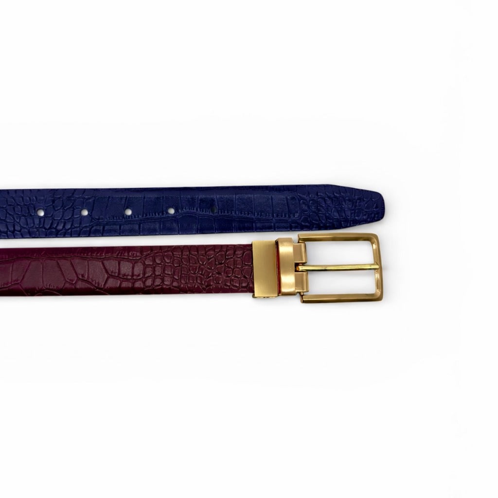 Ceinture Amanda croco Zinfandel de Eco7