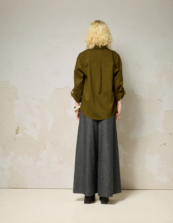 Chemise Ania olive de Cokluch