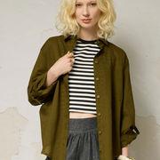 Chemise Ania olive de Cokluch