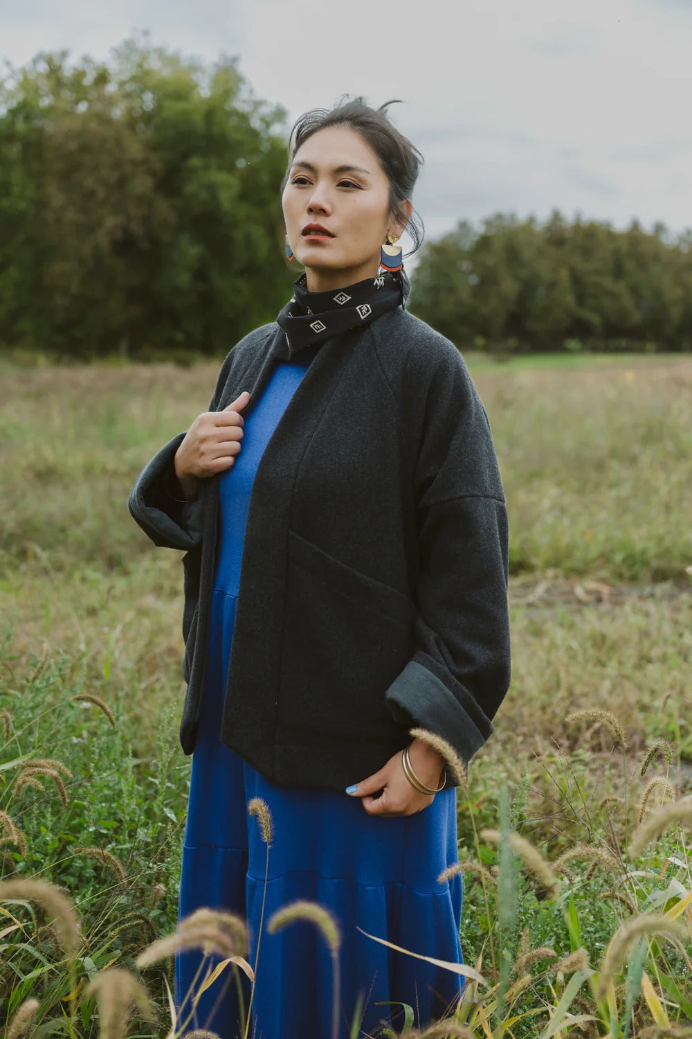 Foulard Ostara Broderie de Kazak