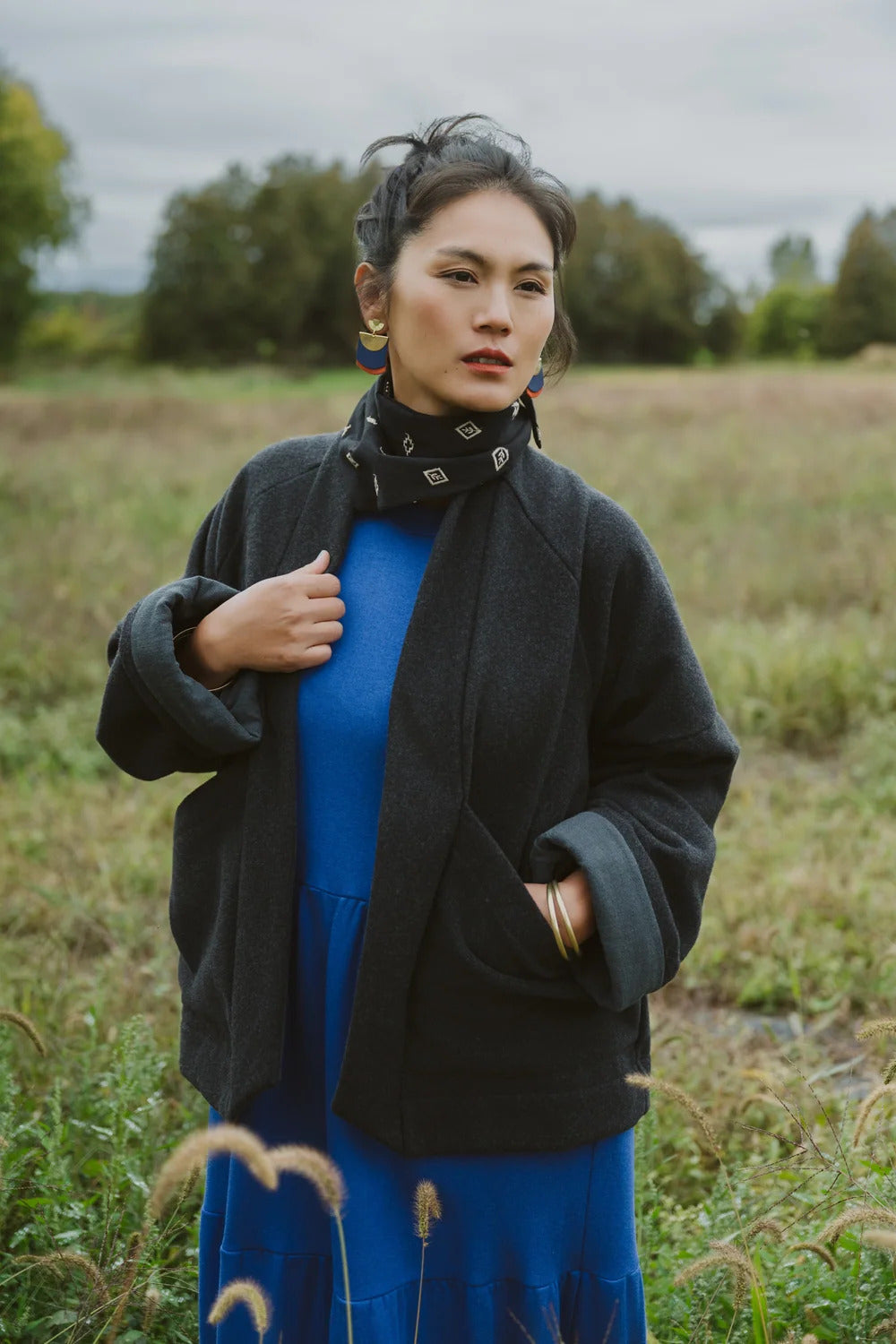 Foulard Ostara Broderie de Kazak