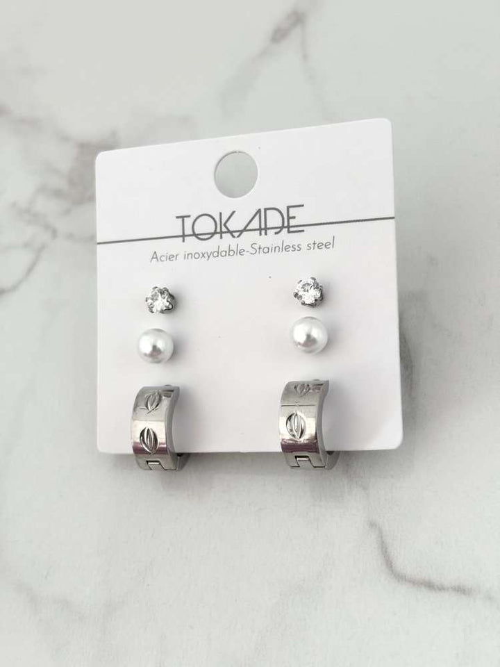 Trio de Boucles d'oreilles Arnia de Tokade