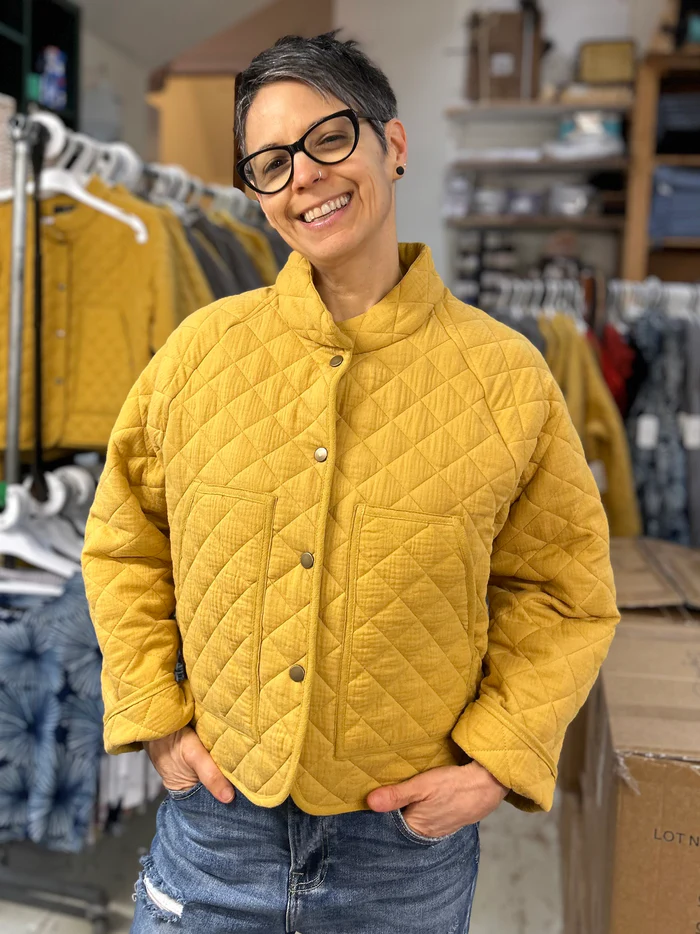 Veste Artémisia moutarde de Kazak