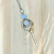 Collier long anneaux MF-644 de Bijoux M Fantaisies