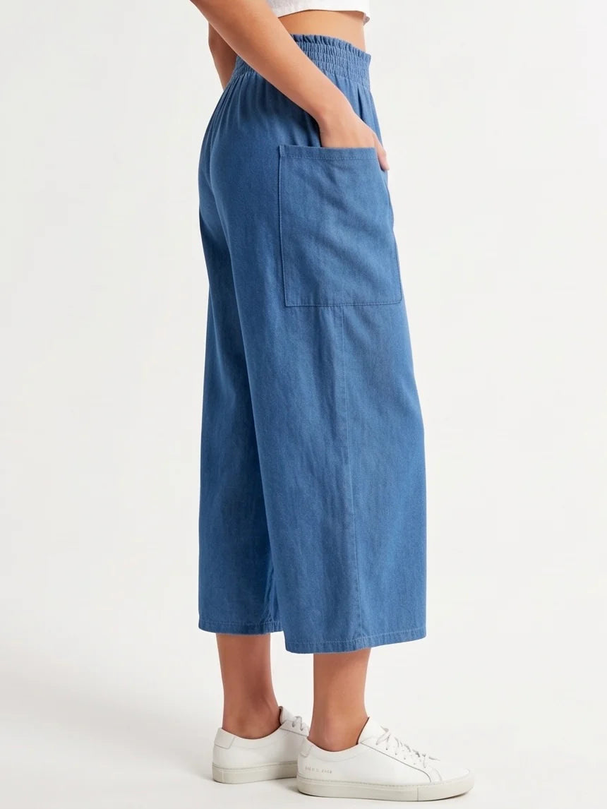 Pantalon Devon bleu de Kollontaï