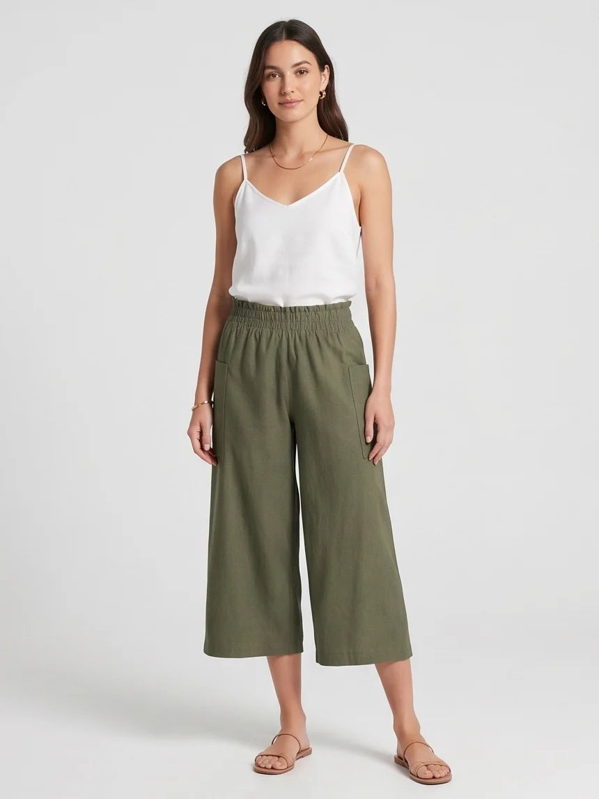 Pantalon Devon vert de Kollontaï