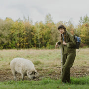 Pantalon Pimbina Corduroy Olive de Kazak