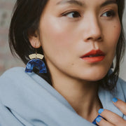 Châle Bleu fumé de Kazak