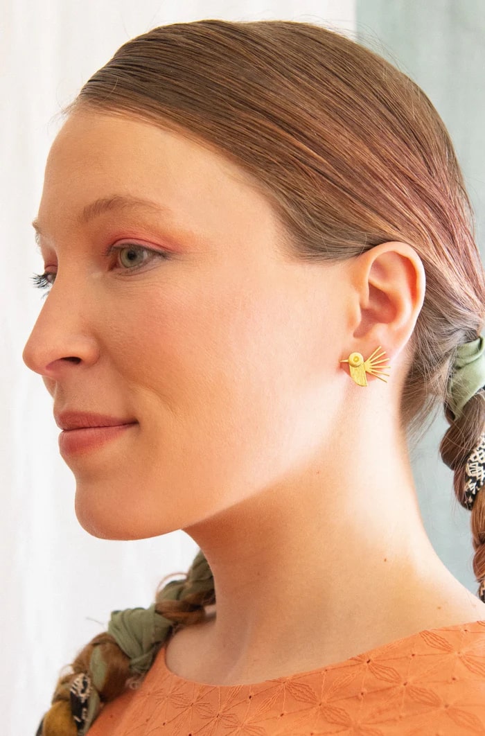 Boucles d'oreilles Pàjaros de Kazak