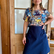Jupe Vincenze indigo de Kazak