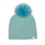 Ensemble tuque foulard turquoise de Furlux