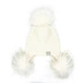 Tuque 3 pompons blanc par Furlux