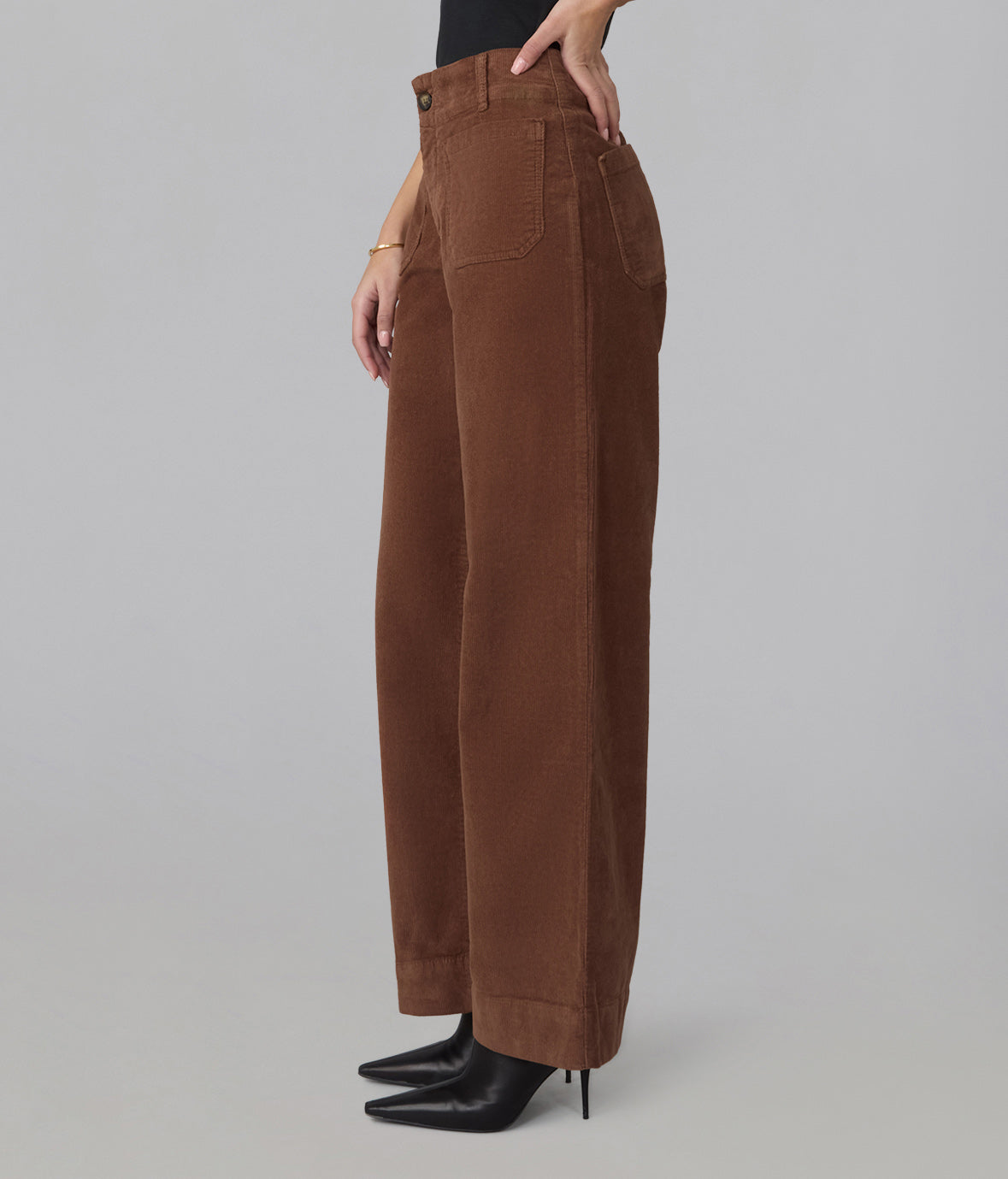 Pantalon Colette café noir par Lola Jeans